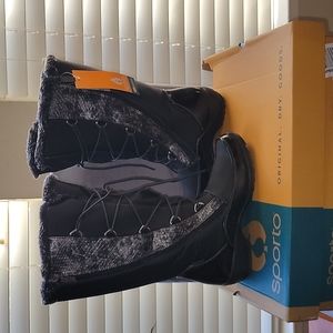 Never Worn, Knee-High Sporto Isulated Waterproof Snow Boots for Winter Weather!